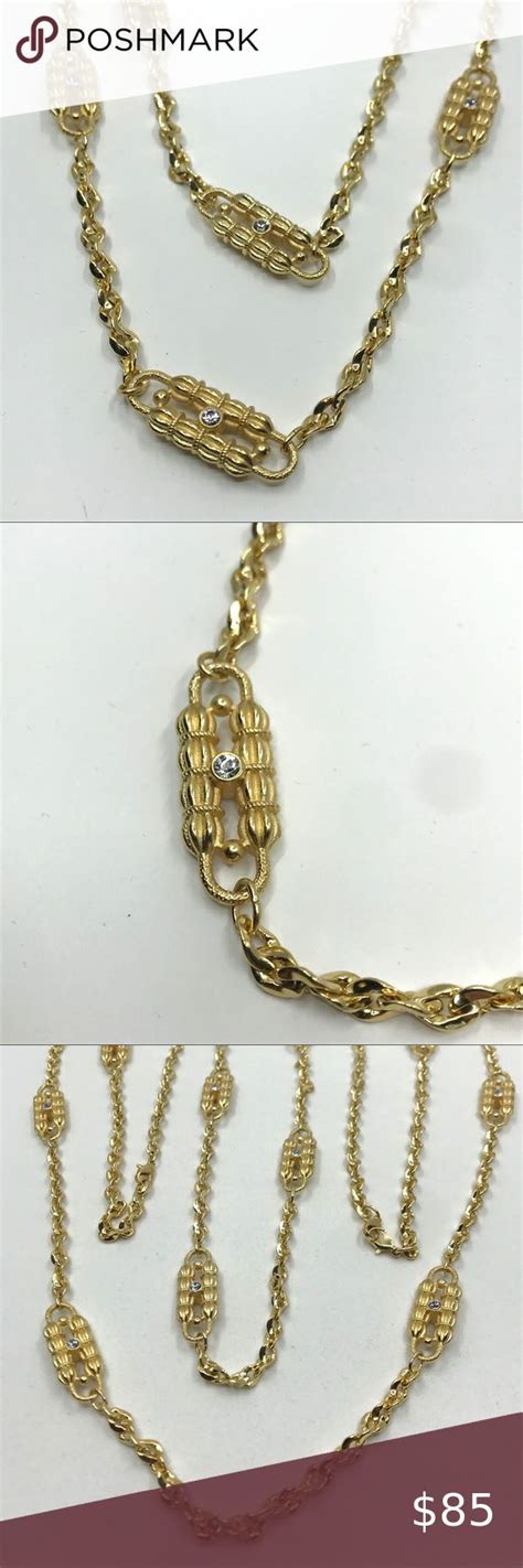 original Chanel paperclip necklace